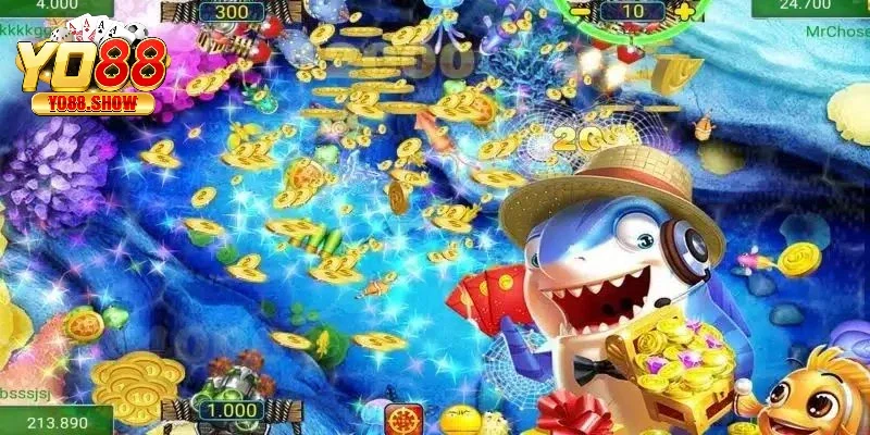 Truy cập vào trang chủ cổng game để bắt đầu hành trình săn cá